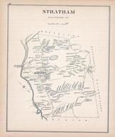 Stratham, New Hampshire State Atlas 1892 Uncolored